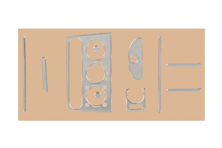 Opel Tigra 1994–2001 Dashboard sierlijsten (aluminium) Image