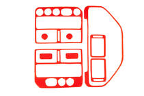 Peugeot 106 1991–2003 Dashboard sierpanelen (rood) foto 1