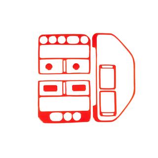 Dashboard sierpanelen (rood) Peugeot 106 1991–2003