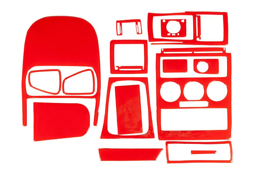 Opel Astra G Classic 1998–2012 Dashboard sierpanelen (rood) Image