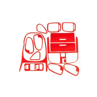 Dashboardpanelen afdekstrips 1999-2003 (rood)