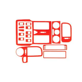 Dashboardpanelen afdekstrips 1999-2003 (rood)