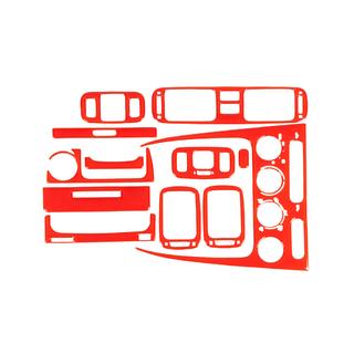 Dashboardpaneel sierlijsten 1998-2000 (rood) Toyota Corolla 1998–2002