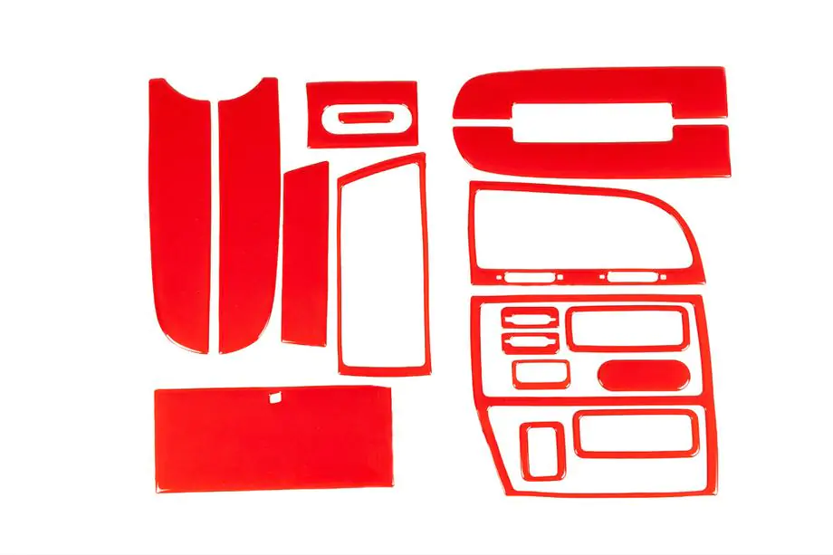 Citroen Xantia 1997–2000 Dashboard sierpanelen (rood) Image