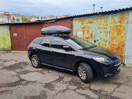 Mazda CX-7 2006–2012 Dakdragers (dwarsdragers) voor vaste bevestigingspunten, afsluitbaar Wingbar V3 (2 st.) foto 2