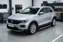 Volkswagen T-Roc 2017–2025 BlackLine side steps (2 stuks, aluminium) foto 1