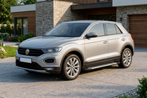 Volkswagen T-Roc 2017–2025 Side steps Line (2 stuks, aluminium) foto 1