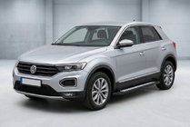 Volkswagen T-Roc 2017–2025 Zijtreden Vision New Black (2 stuks, aluminium) foto 1