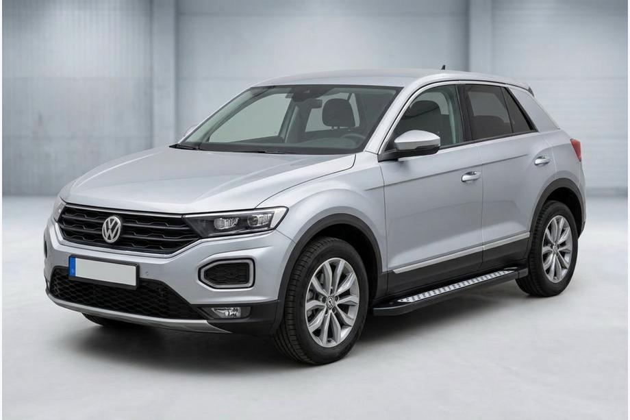 Volkswagen T-Roc 2017–2025 Zijtreden Vision New Black (2 stuks, aluminium) Image