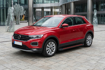 Volkswagen T-Roc 2017–2025 Side steps Maya Red (2 stuks, aluminium) foto 1