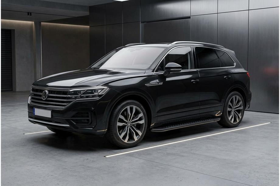 Volkswagen Touareg 2018– Allmond Black side steps (2 st., aluminium) Image