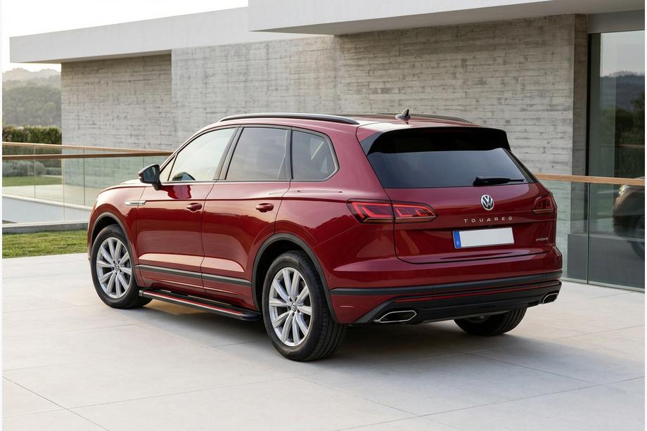 Volkswagen Touareg 2018– Side steps Maya Red (2 stuks, aluminium) Image