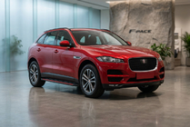 Jaguar F-PACE 2016– Side steps Maya Red (2 stuks, aluminium) foto 1