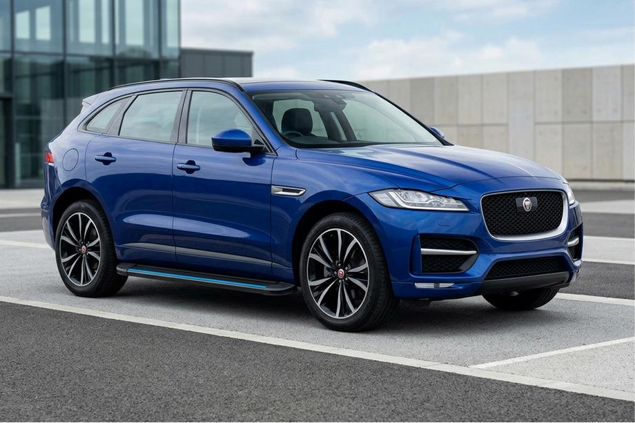 Jaguar F-PACE 2016– Maya Blue zijtreden (2 stuks, aluminium) Image