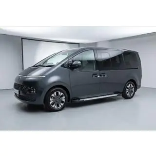 Side steps Allmond Grey (set van 2, aluminium) Hyundai Staria 2021– foto 1