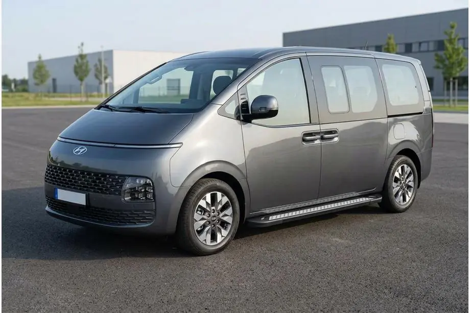 Hyundai Staria 2021– Zijtreden Vision New Black (2 stuks, aluminium) Image