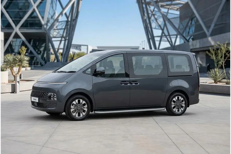 Hyundai Staria 2021– Side steps Tayga Grey (2 stuks, aluminium) Image