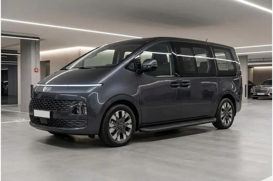 Hyundai Staria 2021– Tayga Black zijtreden (set van 2, aluminium) Image