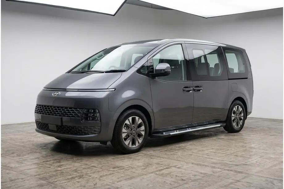 Hyundai Staria 2021– Sunrise side steps (set van 2, aluminium) Image