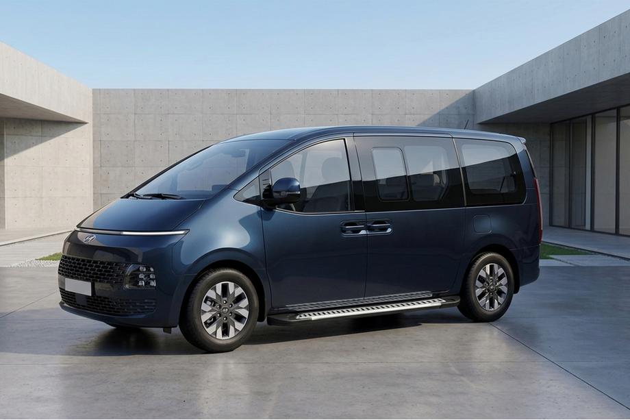 Hyundai Staria 2021– Side steps Line (2 stuks, aluminium) Image