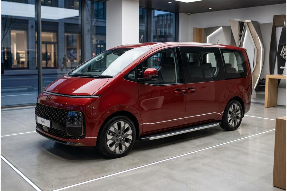 Hyundai Staria 2021– Fullmond side steps (2 stuks, aluminium) Image
