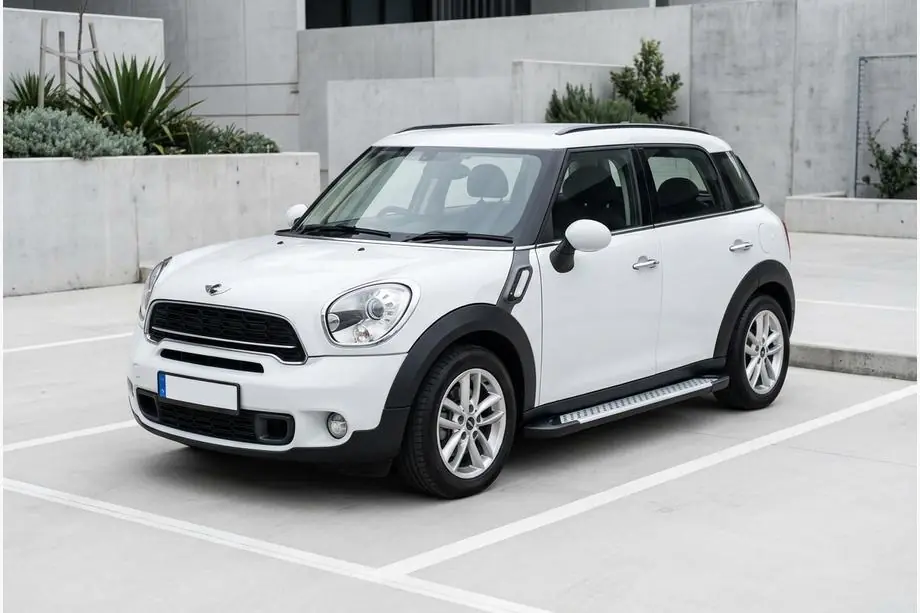 Mini Countryman R60 2010–2017 Side steps Allmond Grey (set van 2, aluminium) Image