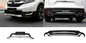 Honda CRV 2017–2022 Voor- en achterlip 2016-2019 (2 stuks) foto 2