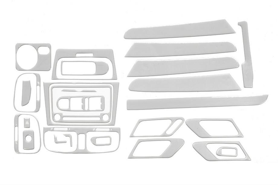Volkswagen Golf 6 2008–2014 Dashboardpanelen (grote set) Zwart Image
