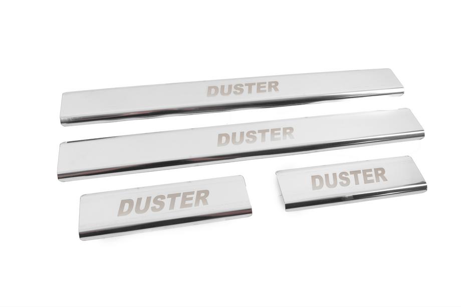 Dacia Duster 2008–2018 RVS instaplijsten Carmos V2 (4 stuks) Foto 3