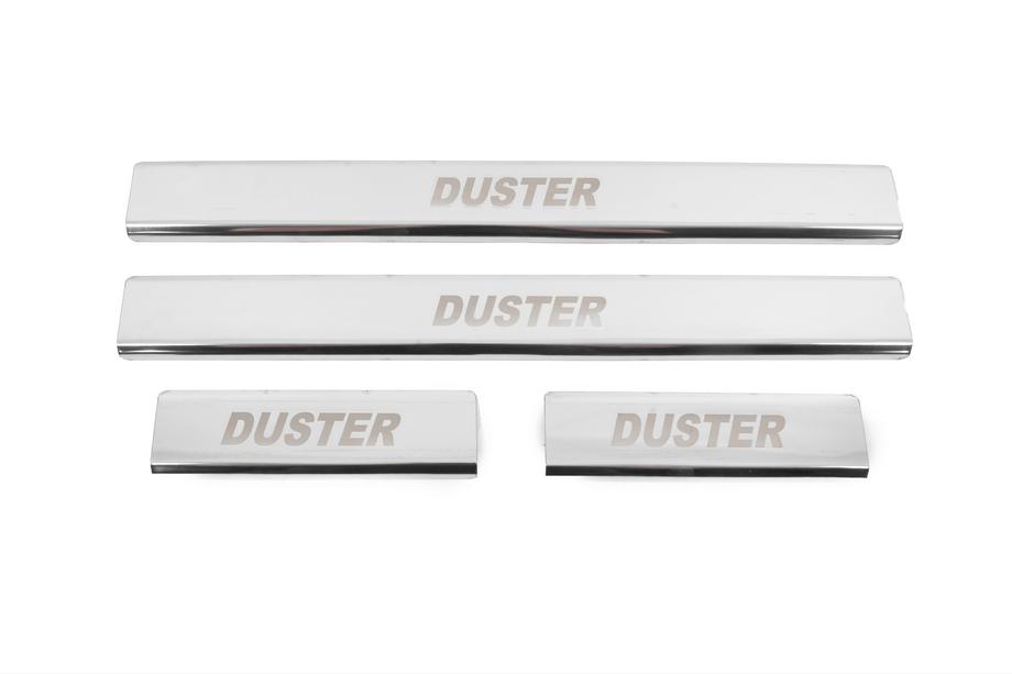 Renault Duster 2008–2017 RVS instaplijsten Carmos V2 (4 stuks) Image