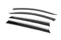 Peugeot 5008 2016–2023 Raamwinddeflectoren met chroomlijst (4 stuks, Niken) foto 2