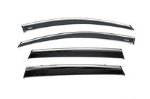 Honda CRV 2017–2022 Raamwindschermen met chromen sierlijst (set van 4, Niken) foto 1