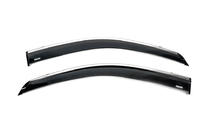 Mercedes Vito/V-klasse W447 2014– Raamdeflectoren met chroomstrip (set van 2, Niken) foto 3