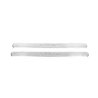 OmsaLine instaplijsten (2 stuks, RVS) Nissan X-trail T30 2002–2007 foto 1