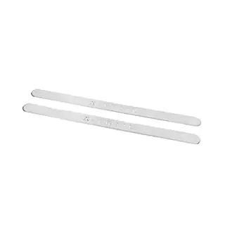 OmsaLine instaplijsten (2 stuks, RVS) Nissan X-trail T30 2002–2007 foto 2