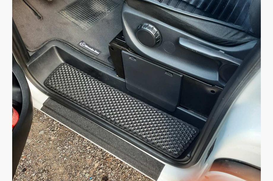 Mercedes Vito/V-klasse W447 2014– EVA dorpelmatten (set van 3, zwart) Foto 2