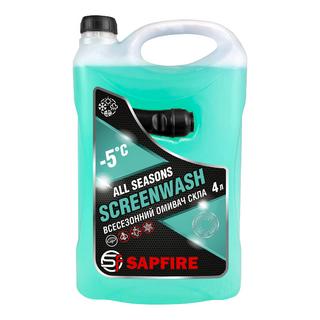 All-season ruitensproeiervloeistof -5 °C 4 L SAPFIRE Lime (401172)