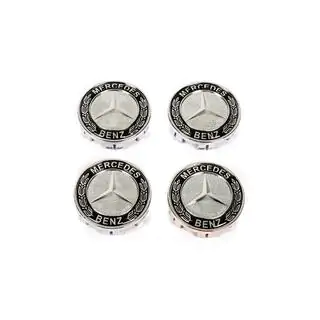Naafkapjes 71/75 mm zonder ring (set van 4, zwart V2) foto 2