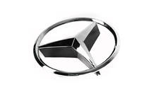 Mercedes CLS C219 2004–2010 Voor embleem (16 cm) foto 1