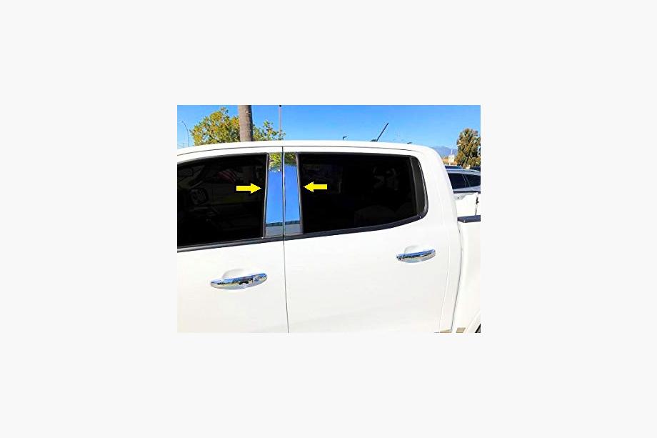 Ford Ranger 2011–2022 Deurstijllijsten (RVS) Image