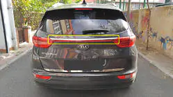 Kia Sportage 2015–2021 Chromen sierlijst boven kenteken (2019-2021, RVS) foto 1