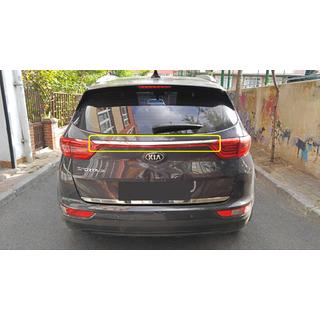 Chromen sierlijst boven kenteken (2019-2021, RVS) Kia Sportage 2015–2021 foto 1
