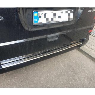 Achterbumperbeschermer met omgezette rand (Carmos V2, RVS) foto 2