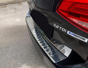 Volkswagen Passat B8 2015–2023 Chroom achterbumperbeschermer Carmos V2 (SW) foto 2
