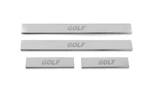 Volkswagen Golf 5 2003–2009 Carmos V2 instaplijsten (4 stuks, RVS) foto 1