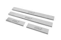 Volkswagen Golf 5 2003–2009 Carmos V2 instaplijsten (4 stuks, RVS) foto 2