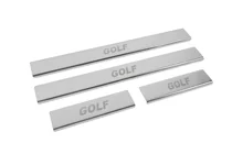 Volkswagen Golf 5 2003–2009 Carmos V2 instaplijsten (4 stuks, RVS) foto 3