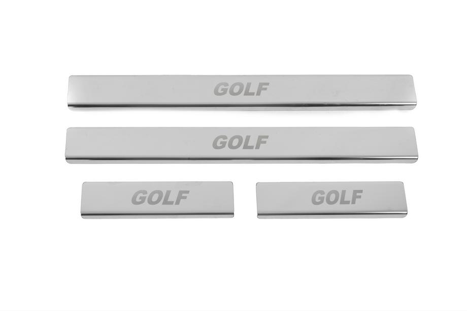 Volkswagen Golf 7/E-Golf 2012–2020 Carmos V2 instaplijsten (4 stuks, RVS) Image