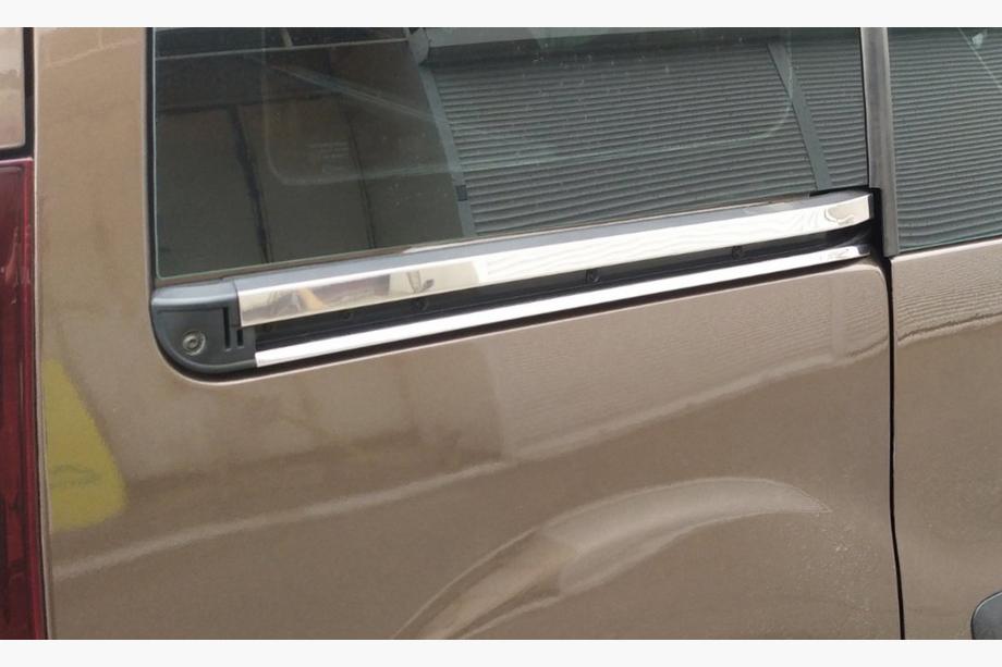 Citroen Berlingo 2008–2018 RVS sierlijsten voor schuifdeuren (4-delig) Carmos - Turks staal Foto 2