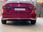 Honda Civic Sedan 2021– Achterbumper beschermlijst (Sedan, RVS) foto 1